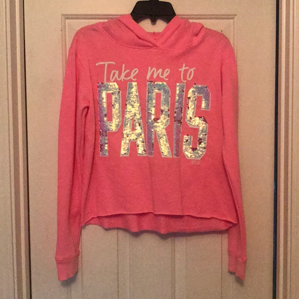 Justice Long Sleeve Color Reversing Sequins.